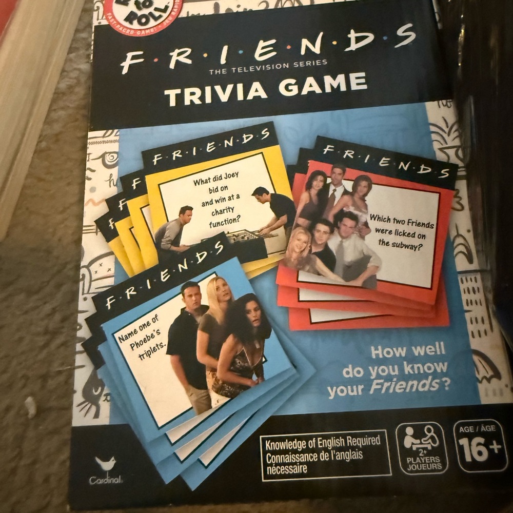 Friends Trivia Game by - Multicolor
